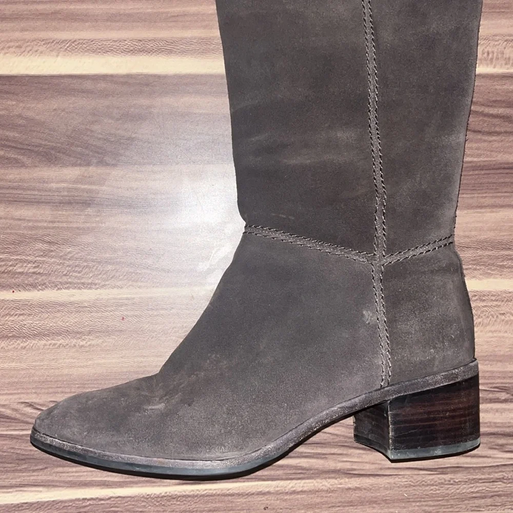 COACH LUCIA OVER THE KNEE SUEDE BOOTS - Picture 9 of 16